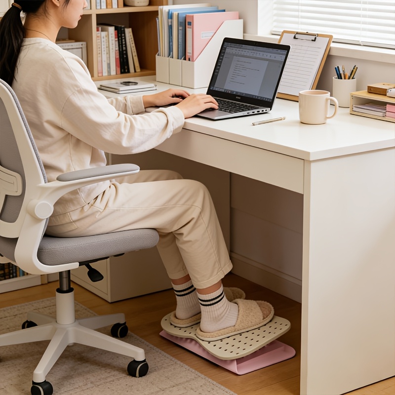 Portable Hole Studded Footrest - огляд і ціна Footrest Under Desk